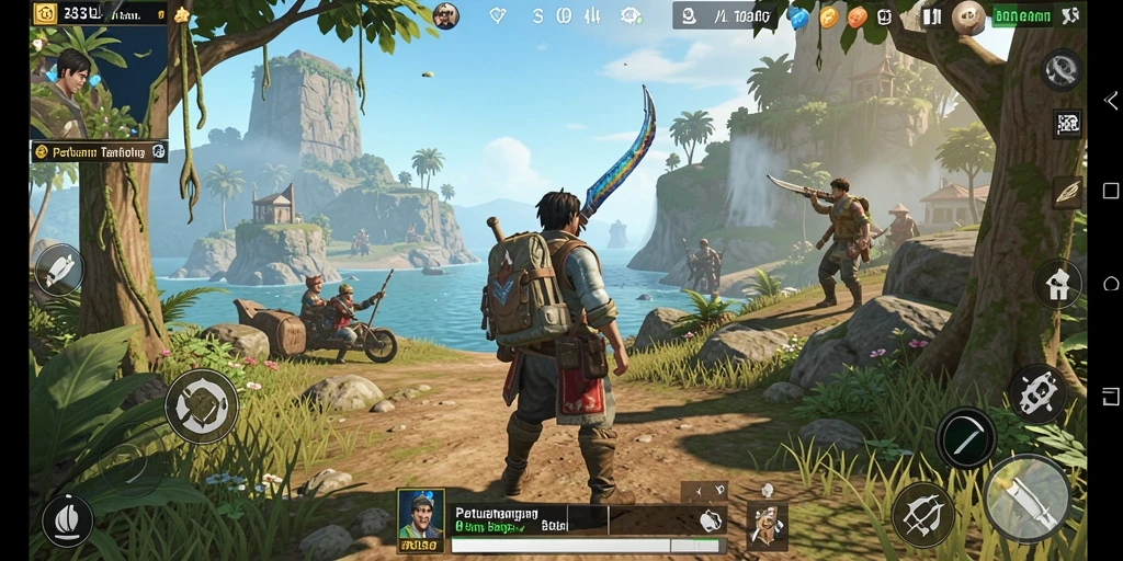 Screenshot 33L menampilkan dunia terbuka yang menakjubkan dan petualangan seru.
