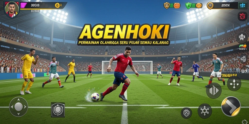 Tampilan menarik dari gameplay seru di AGENHOKI yang penuh aksi.