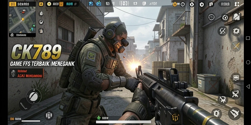 Tampilan gameplay CK789 yang menegangkan dan grafis memukau.