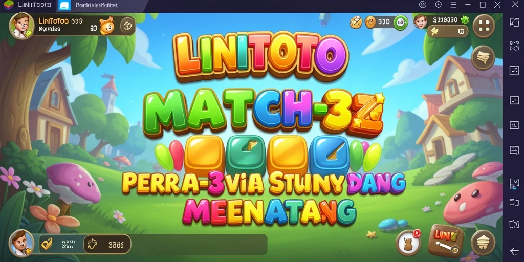 Tangkap momen seru gameplay LINITOTO dengan kombinasi warna-warni.