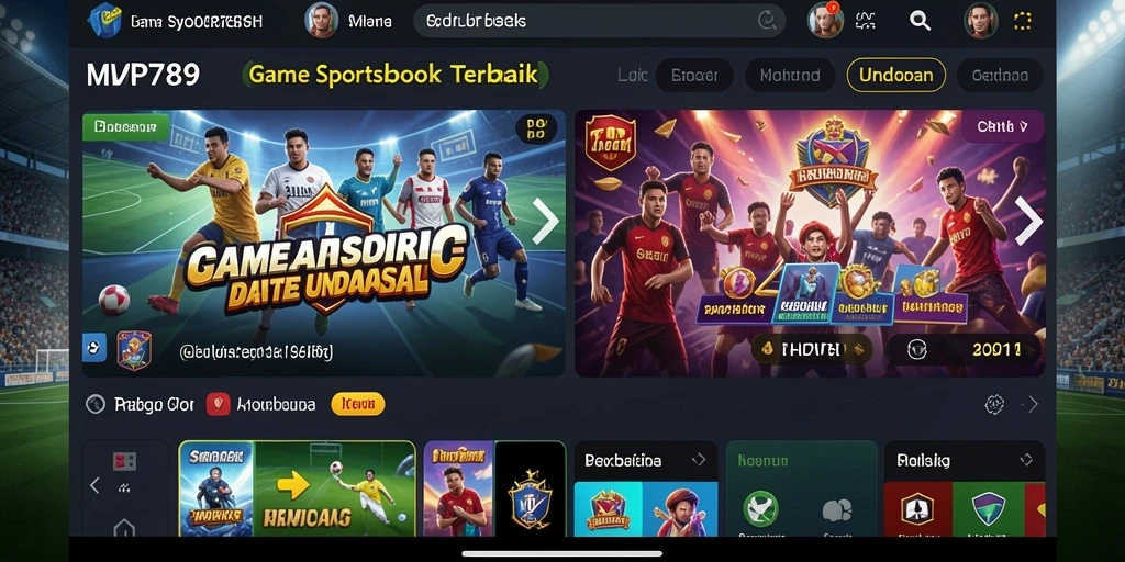 Tampilan menarik dari gameplay Sportsbook MVP789 yang seru.
