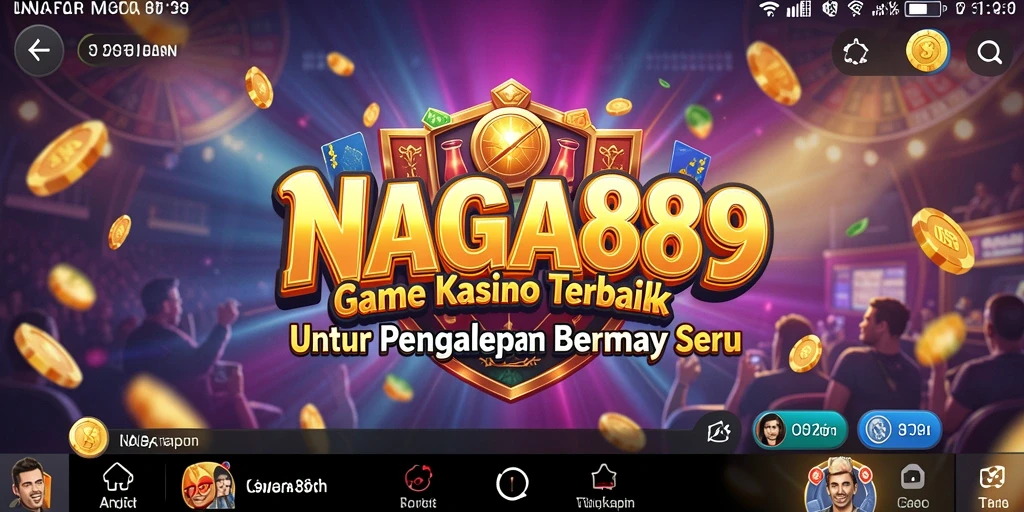 Screenshot gameplay NAGA889 menampilkan suasana Kasino yang mendebarkan.