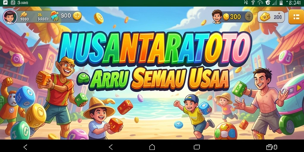Tampilan gameplay seru dari NUSANTARATOTO yang penuh tantangan arcade.
