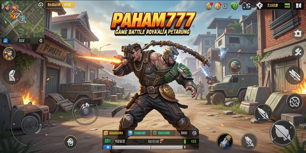 Gameplay seru dalam pertempuran Battle Royale PAHAM777.