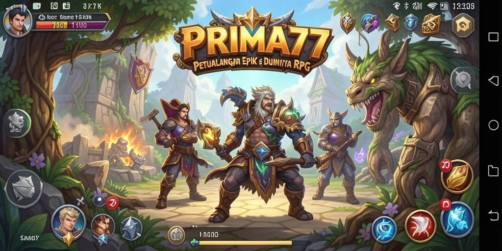 Gameplay RPG PRIMA77 yang menakjubkan dan penuh tantangan.