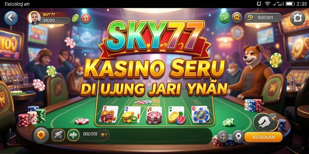 Tampilan gameplay <strong>SKY77</strong> dengan grafis menarik dan antarmuka intuitif.