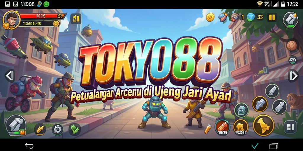 Screenshot menampilkan aksi gameplay seru di TOKYO88.